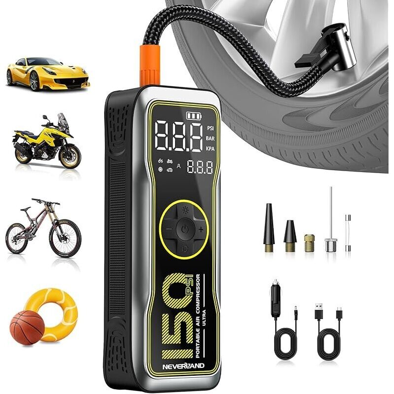 Portable Air Compressor with 16000mAh Battery - Neverland