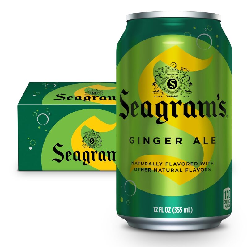 12pk Seagram's Ginger Ale 12oz - Refreshing & Crisp