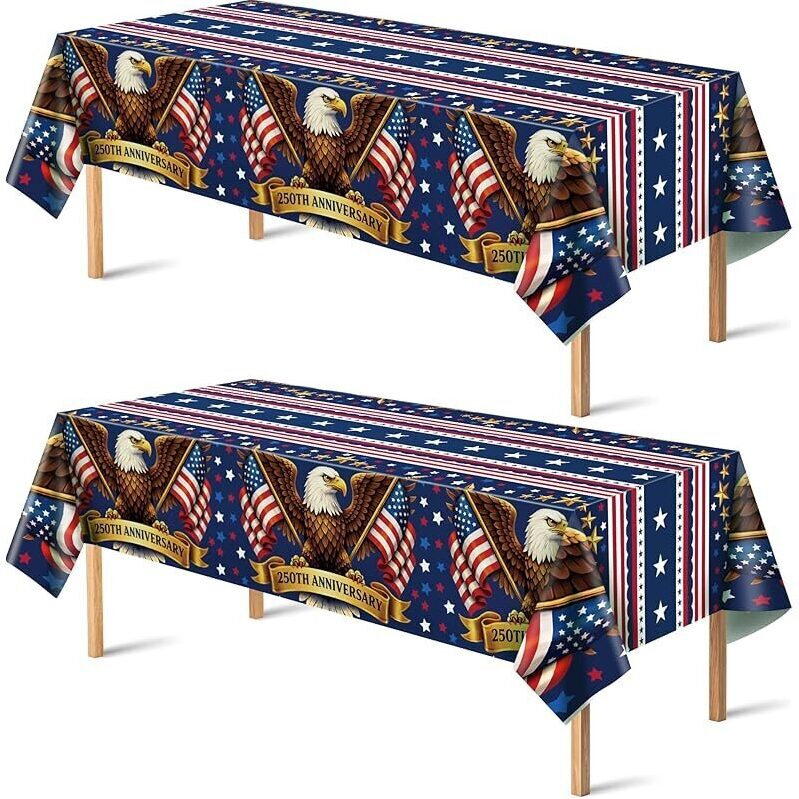 Patriotic 4th of July Tablecloths - Enhance Your Celebration