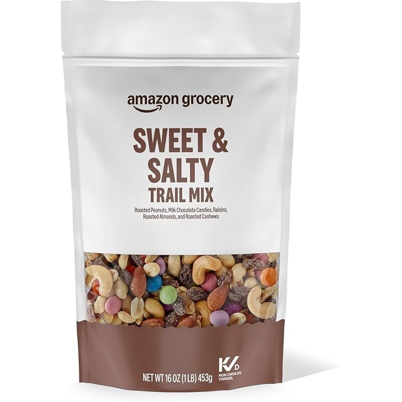 Amazon Happy Belly Nuts Chocolate & Dried Fruit Mix 16oz - Sweet & Salty Trail Mix