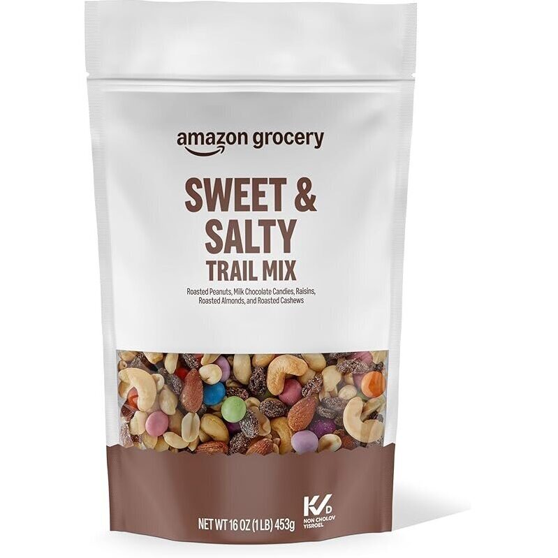 Amazon Happy Belly Nuts Chocolate & Dried Fruit Mix 16oz - Sweet & Salty Trail Mix