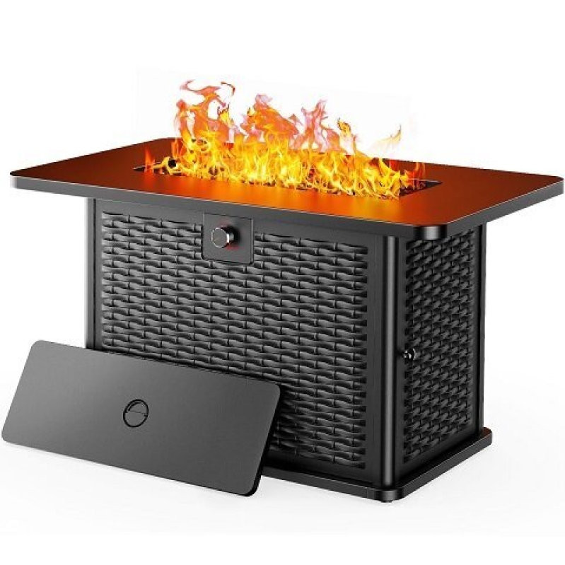 Ciays Patio Propane Fire Pit Table, 43 inch, 60,000 BTU - Unbeatable Deal!