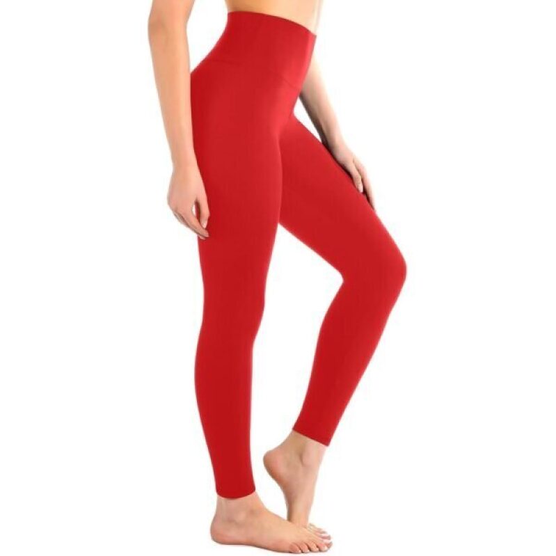 Leafigure High-Waist Tights: Soft, Non-See-Through Yoga Pants -48% Off