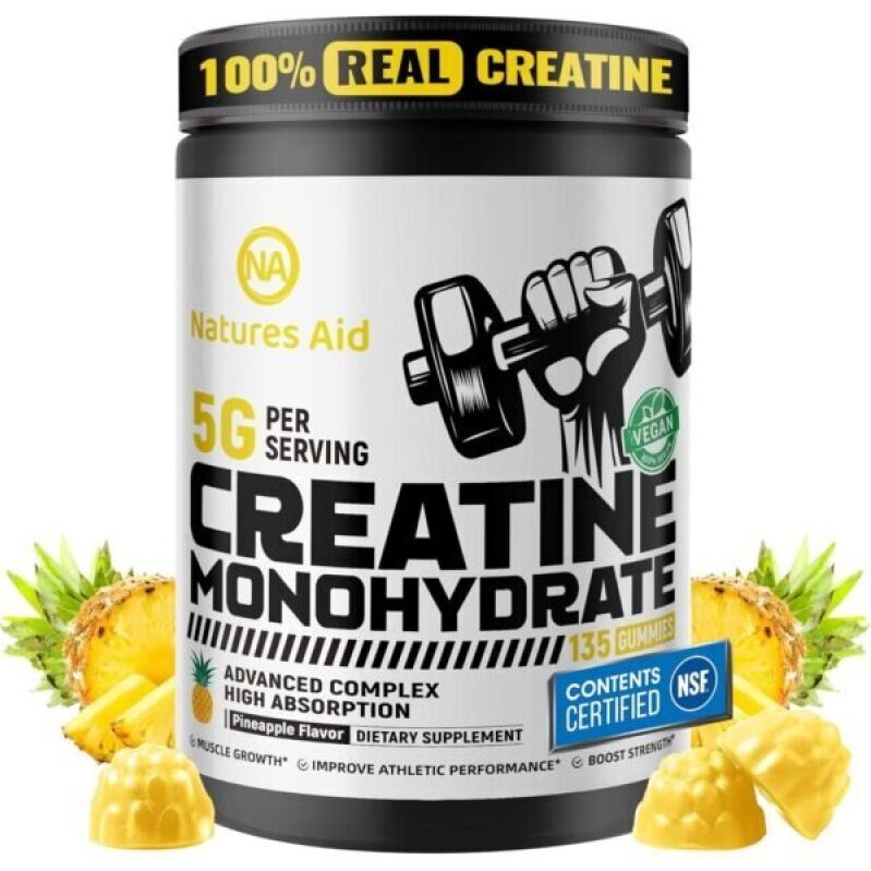 Boost Your Workouts with Natures Aid Creatine Gummies