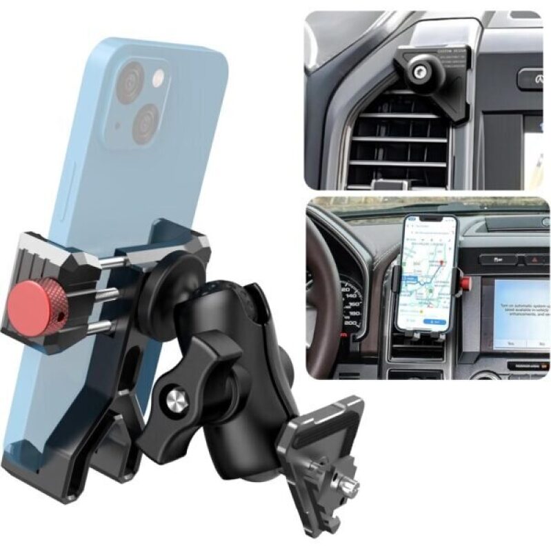 360 Rotating Aluminum F150 Vent Phone Mount - 50% Off