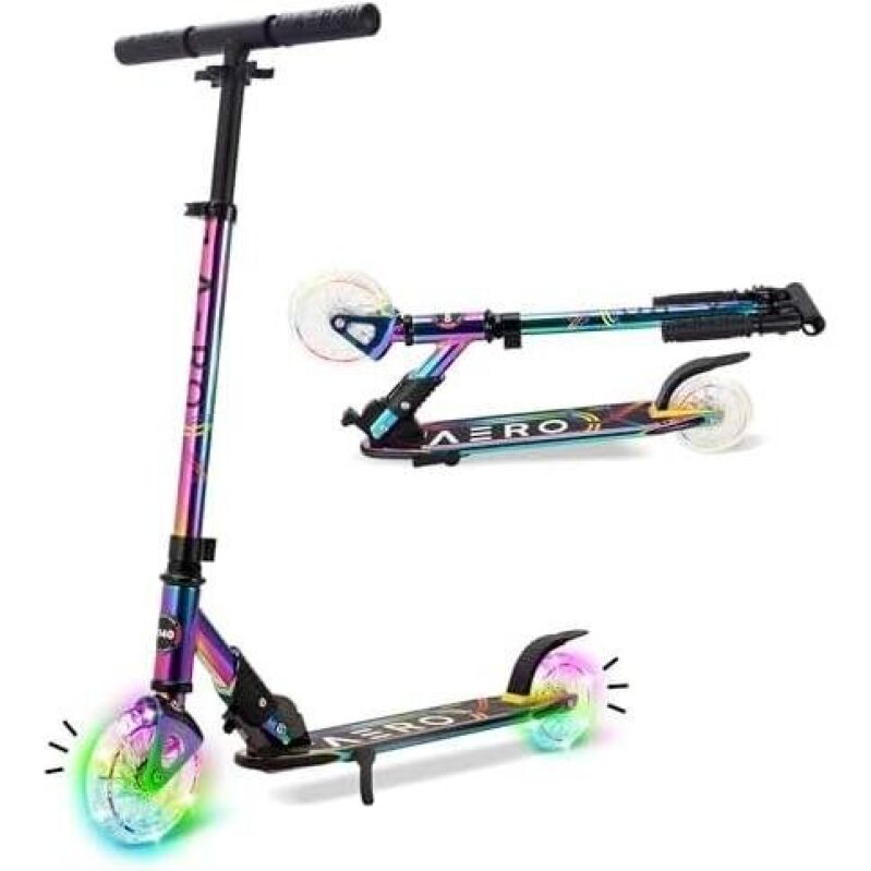 AERO Kids' Foldable Scooter with Adjustable Height - 55% OFF