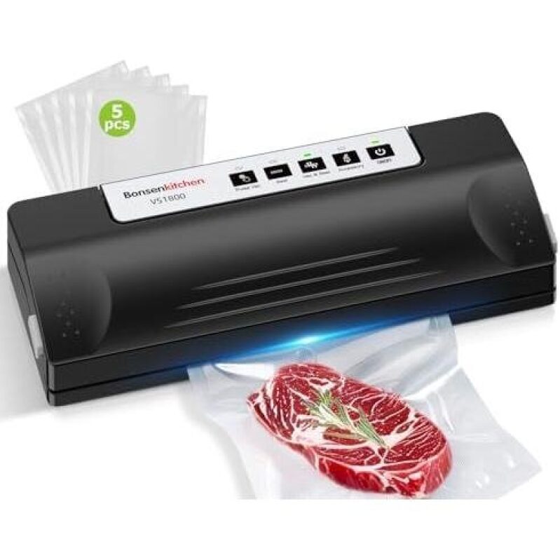 Automatic Food Vacuum Sealer Kit with 50% Discount - High Efficiency and Value