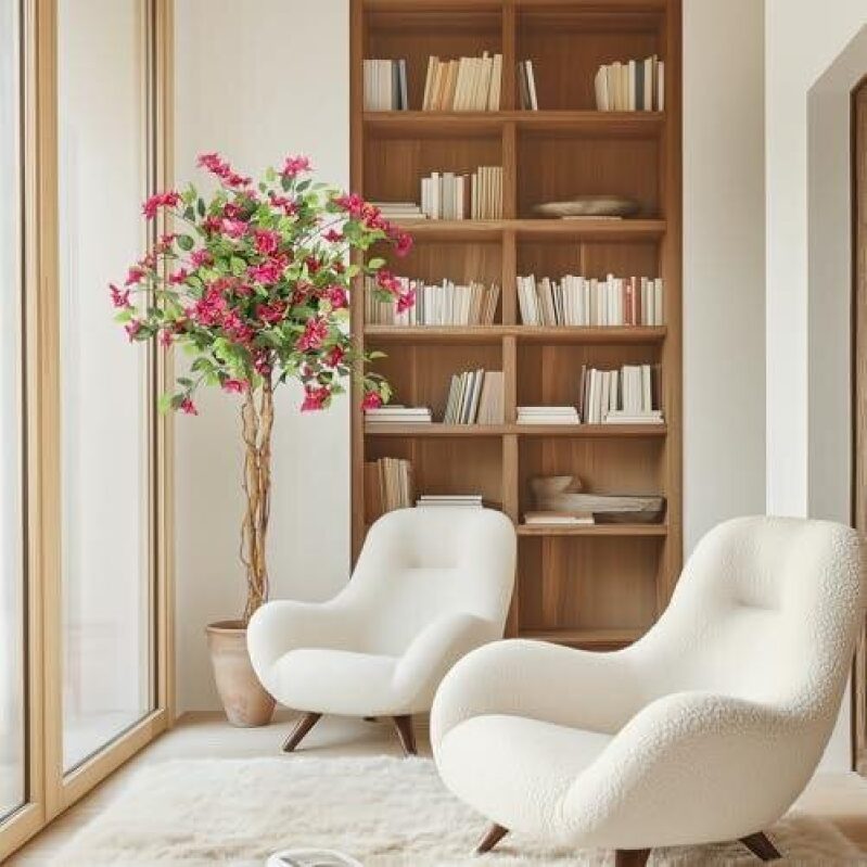 Stunning 5-Foot Artificial Bougainvillea Tree - 52% OFF