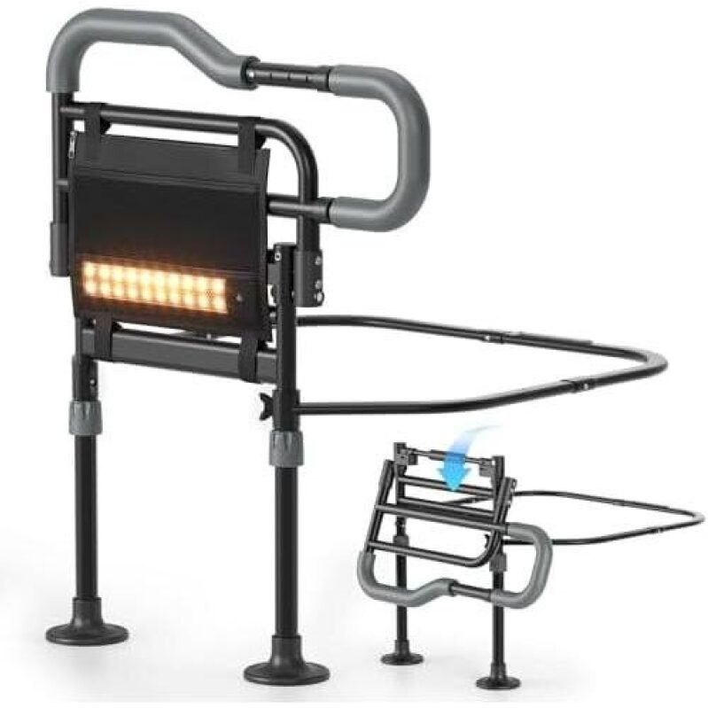 Elderly Bed Rail with Night Light - 50% Discount