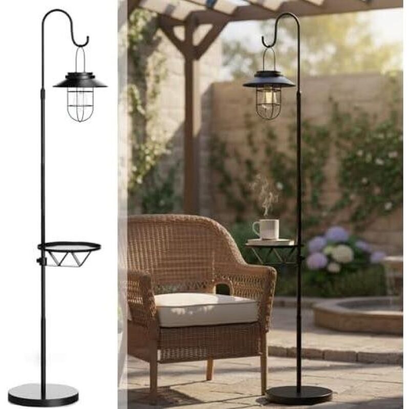 Kirschbluet Solar Outdoor Floor Lamp with Tabletop Stand - 50% OFF