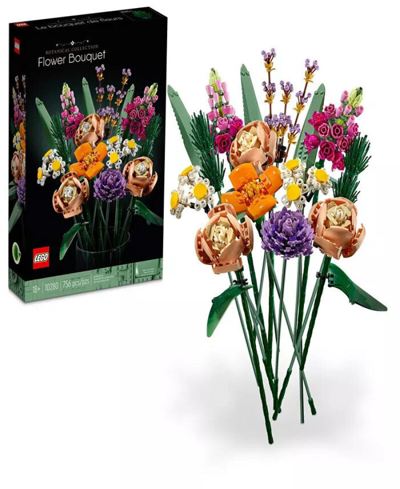 LEGO Icons Flower Bouquet Building Set - 756 Pieces, $39.99 Post-Discount