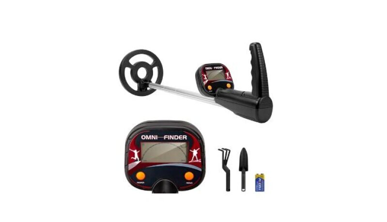 GDDREAM Metal Detector: Adjustable Kids Treasure Hunter with LCD, Gift for Ages 6-12