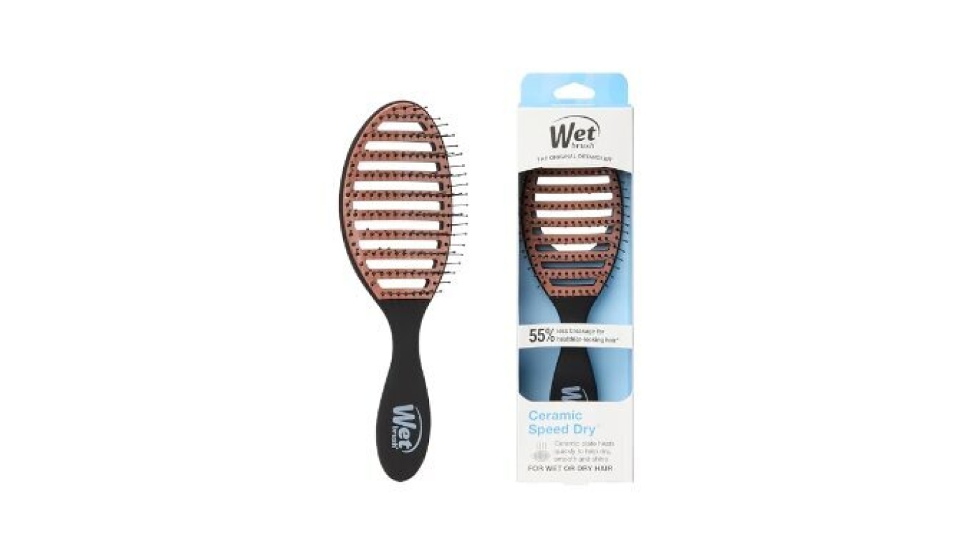 Wet Brush Ceramic Speed Dry Hair Brush - Efficient Blow-Dry Styling Tool