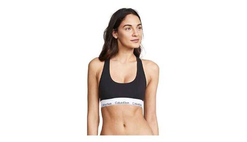 Calvin Klein Women's Non-Wired, Non-Padded Bralette - Black Medium