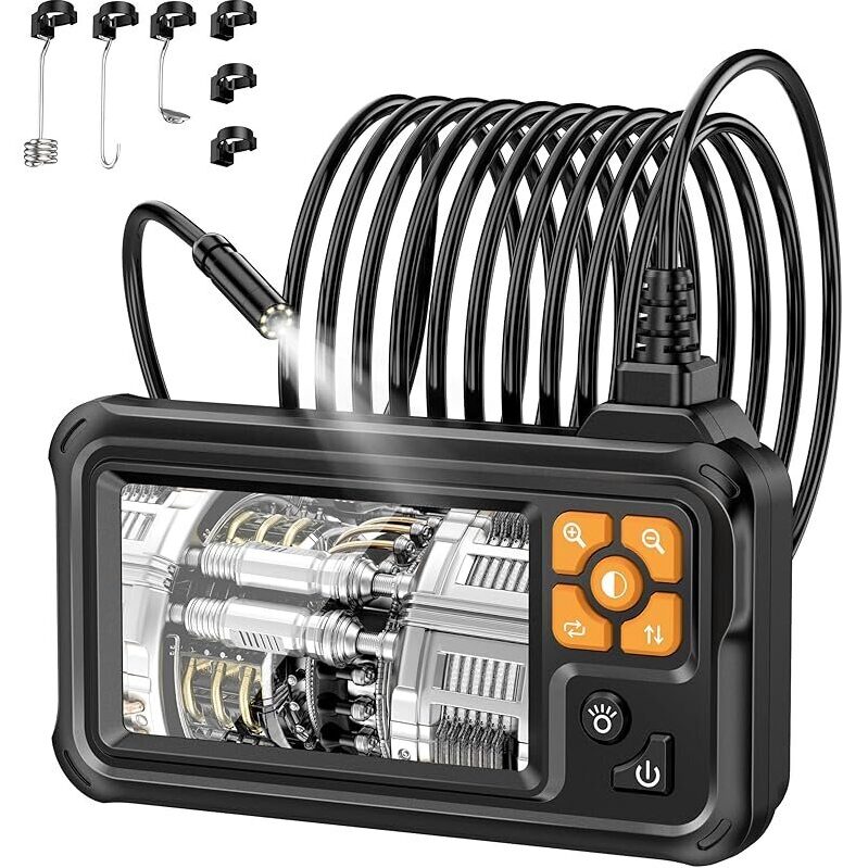 High-Performance 16.5ft Industrial Endoscope Inspection Camera with 4.3in Screen