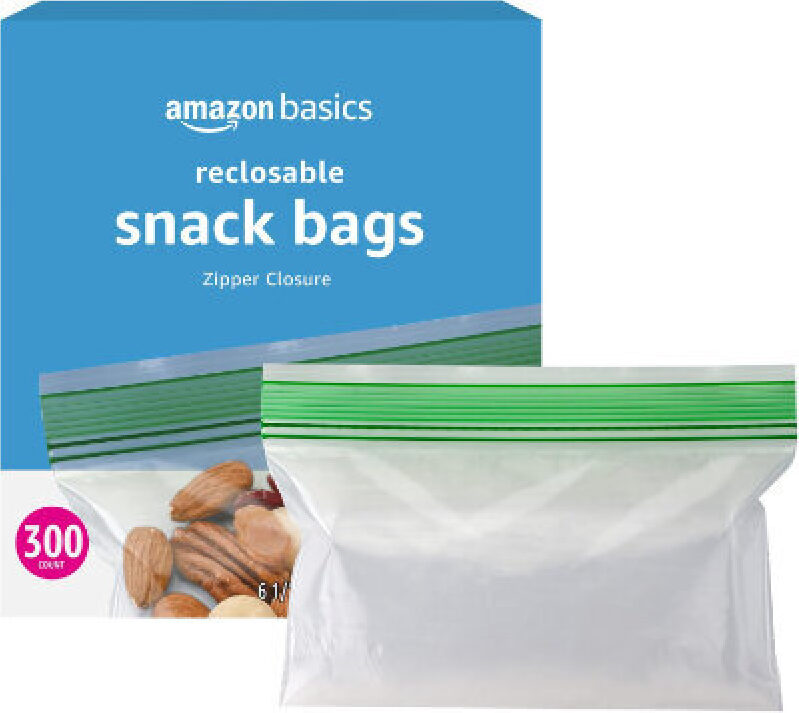 Bulk Storage Snack Bags - 300 Count, Perfect for Organizing and Freshness
