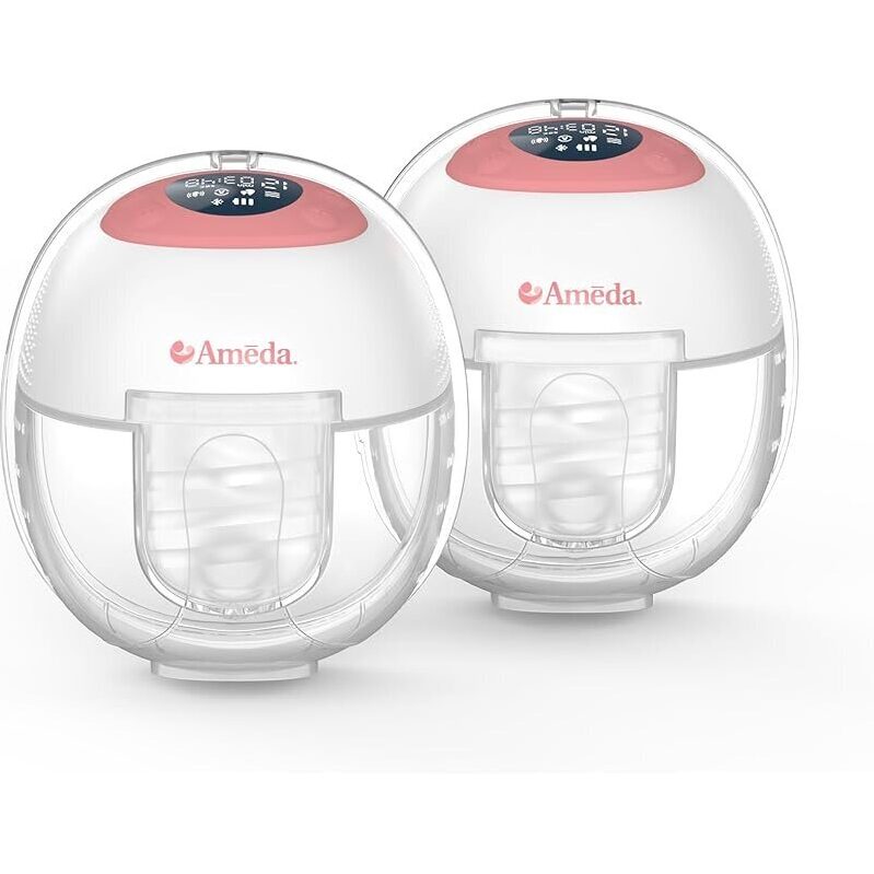 Ameda GLO Wearable Electric Breastfeeding Pump 2-Pack