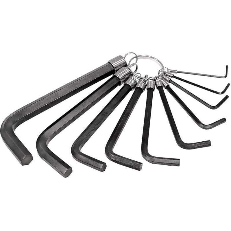 10-Pc Metric Hex Key Set - Precision and Durability