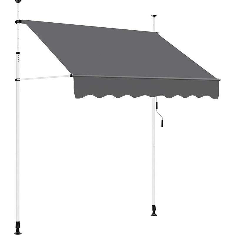 Manual Retractable Patio Awning - Perfect for Outdoor Comfort