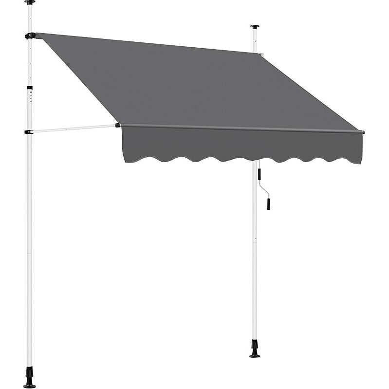 Manual Retractable Patio Awning - Perfect for Outdoor Comfort
