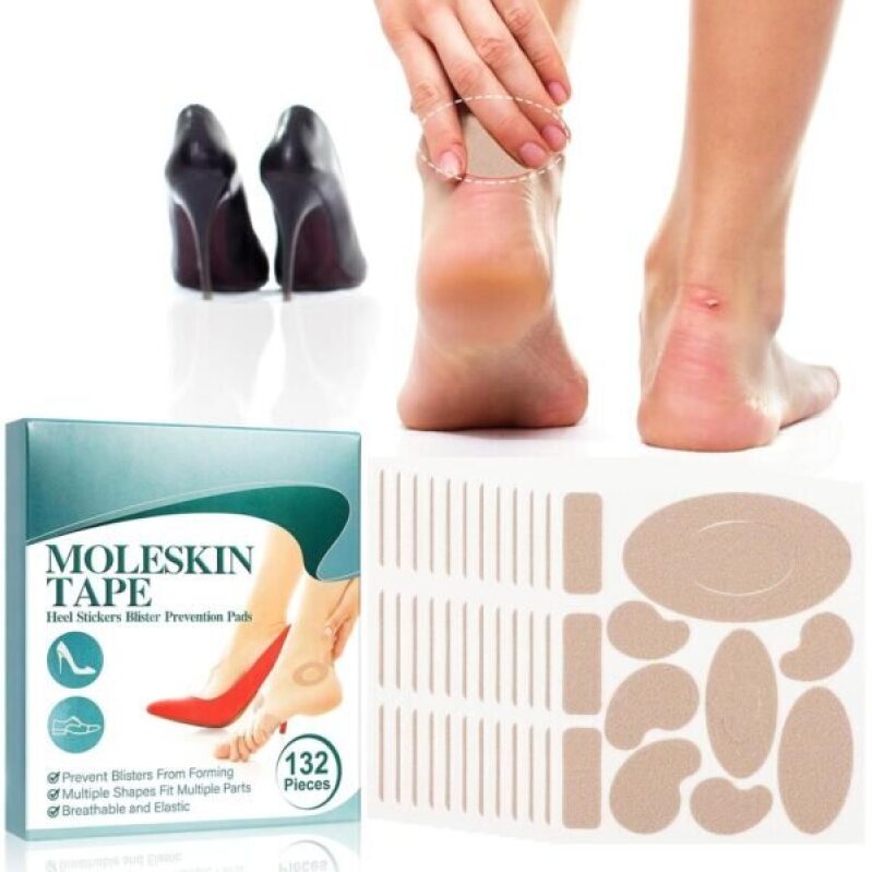 Moleskin Adhesive Pads for Feet: Blister Prevention Padding