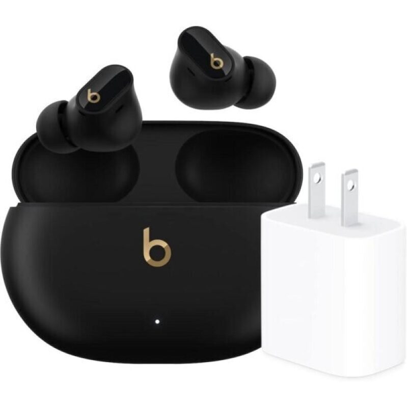 Beats Studio Buds + Black with 20W USB-C Adapter - 39% Off