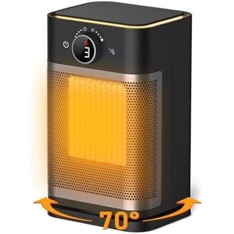 Compact 1400W Electric Heater - 75% Discount