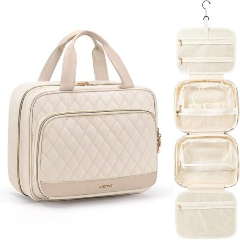 MDODO Travel Toiletry Bag - Essential Travel Toiletry Bag for Women