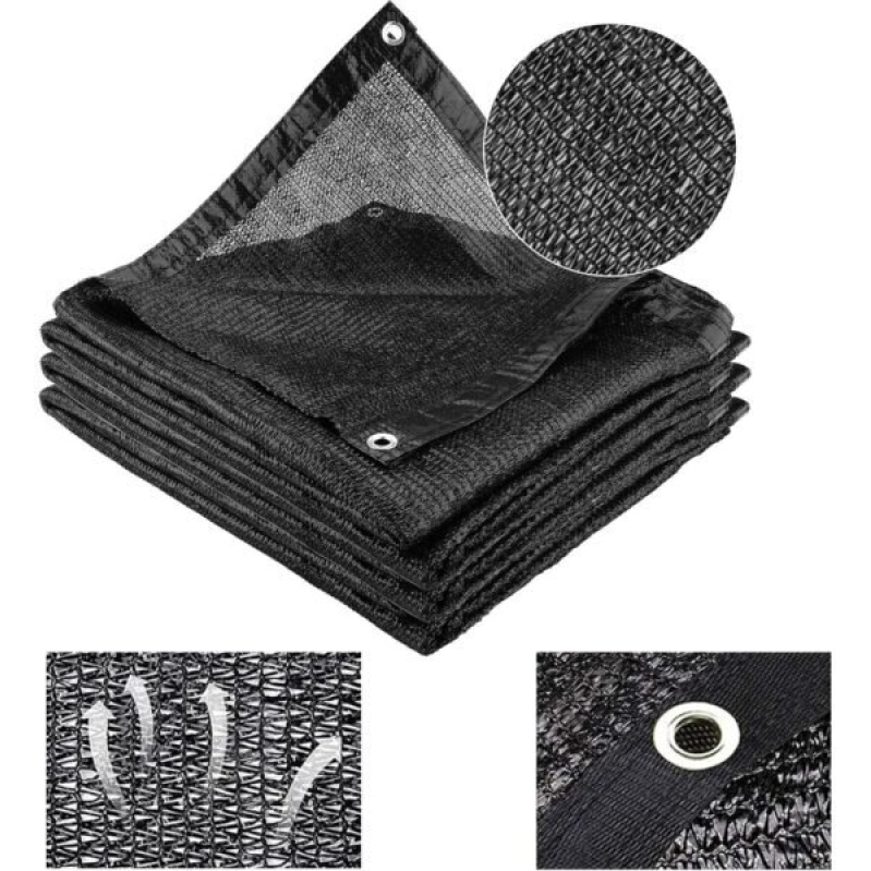 Cliselda 70%-80% Black Patio Shade Cloth - 52%