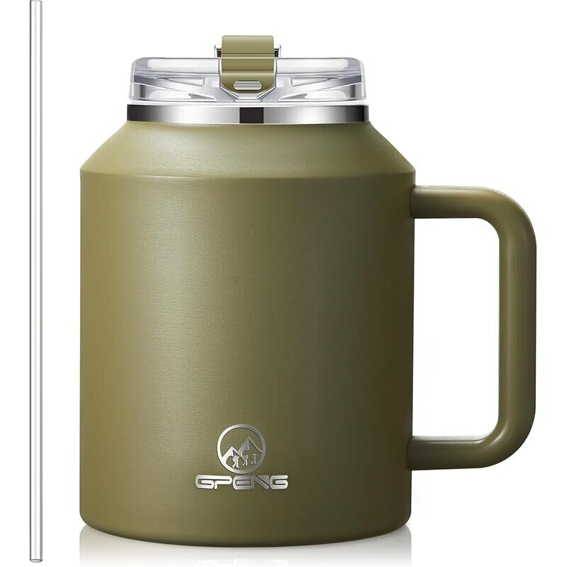 Gpeng Tumbler with Handle 50oz - Perfect for Outdoor Adventures