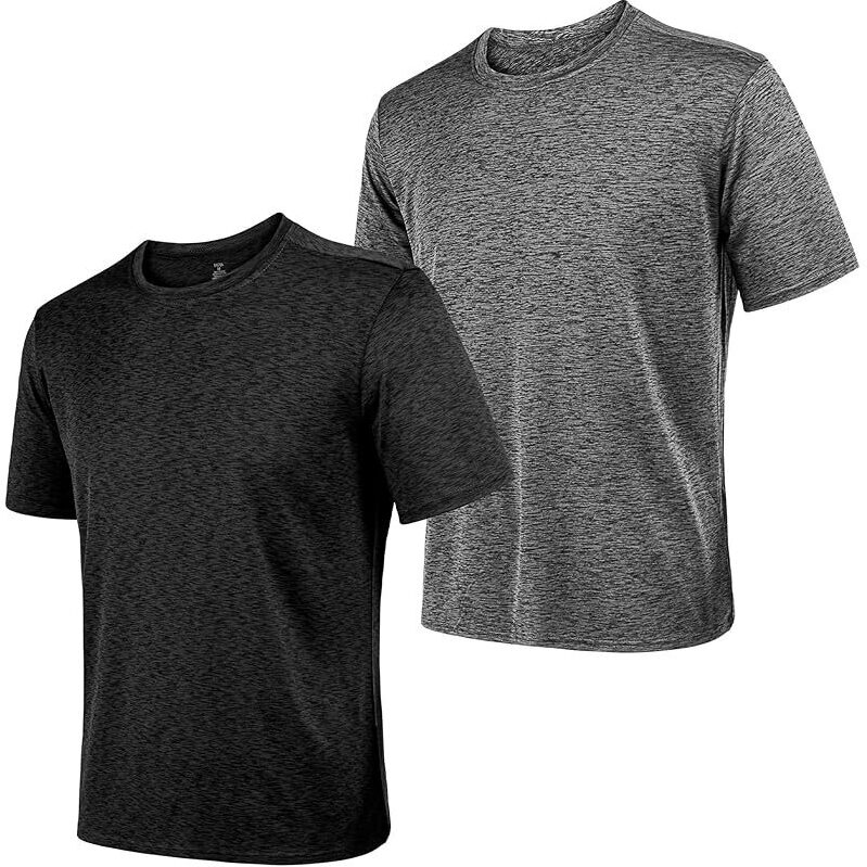 Ajgai Men's Athletic Breathable Quick-Dry T-Shirt (2-Pack)