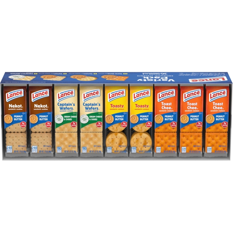 36-Pack Lance Sandwich Crackers Variety Pack - Perfect for Every Occasion