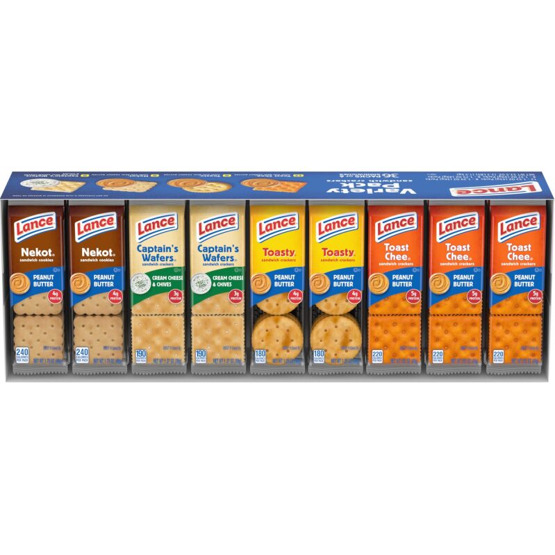 36-Pack Lance Sandwich Crackers Variety Pack - Perfect for Every Occasion