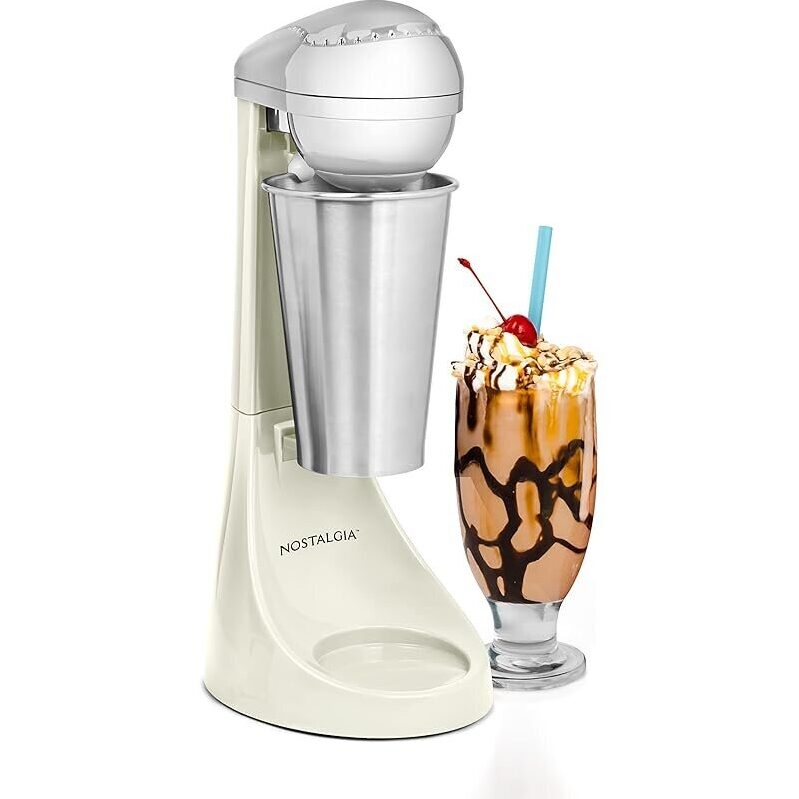 Nostalgia Two-Speed Milkshake Maker: Perfect for Homemade Shakes and Smoothies