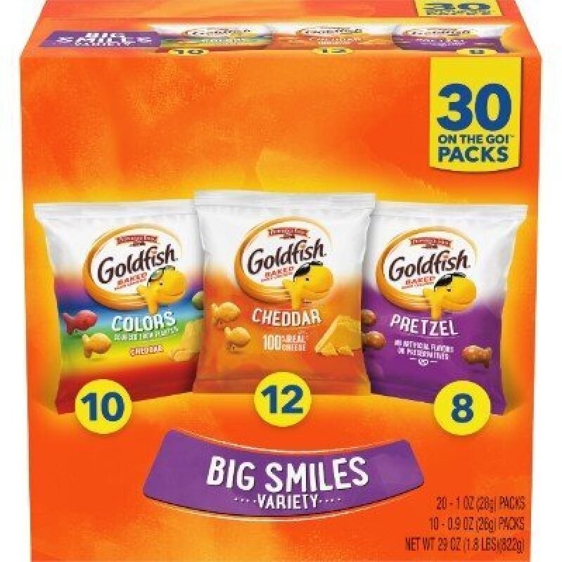 Goldfish Crackers Variety Pack - 30 Bags