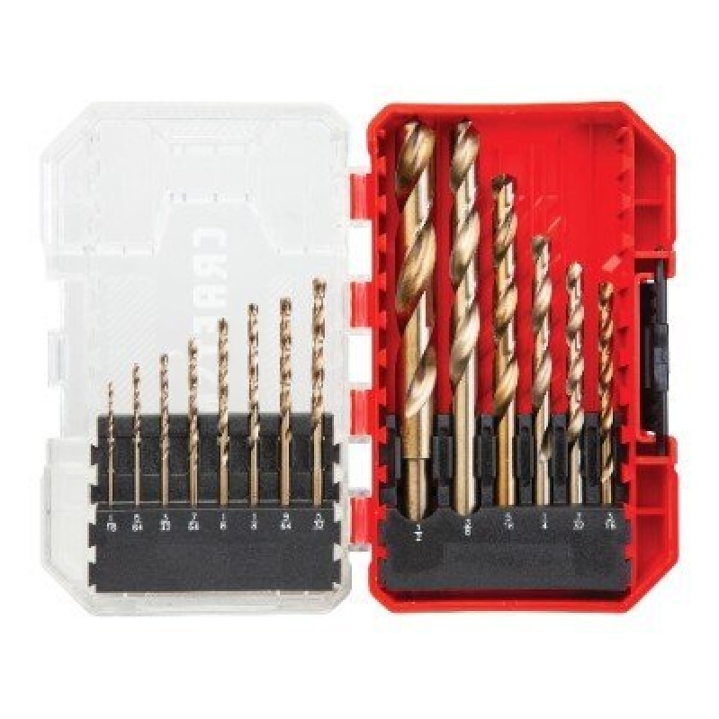 CHS 14-Piece Gold Oxide Drill Bit Set - Durable, High-Performance Tools