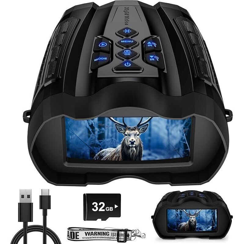 Experience Clear Night Vision with Wishbety JA50 4K Goggles
