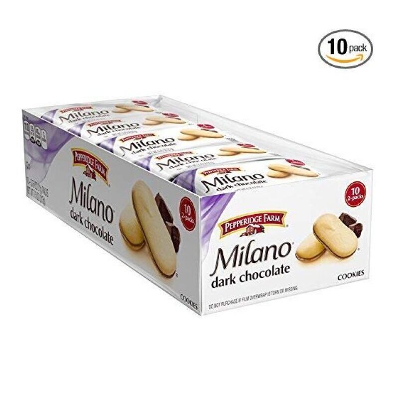 Double Dark Chocolate Milano Cookies, 2pcs/pkg, 10pkgs, $5.58 with coupon, Free Shipping!