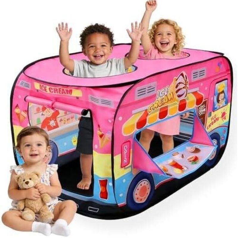 Ice Cream Truck Themed Play Tent for Kids - 50% Discount