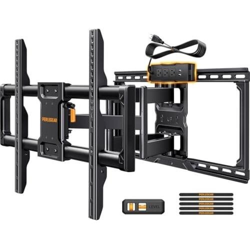 55% OFF Full-Motion TV Wall Mount with 4 USB Ports