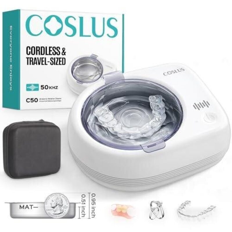 COSLUS C50 Sonic Retainer Cleaner Machine - 50% OFF