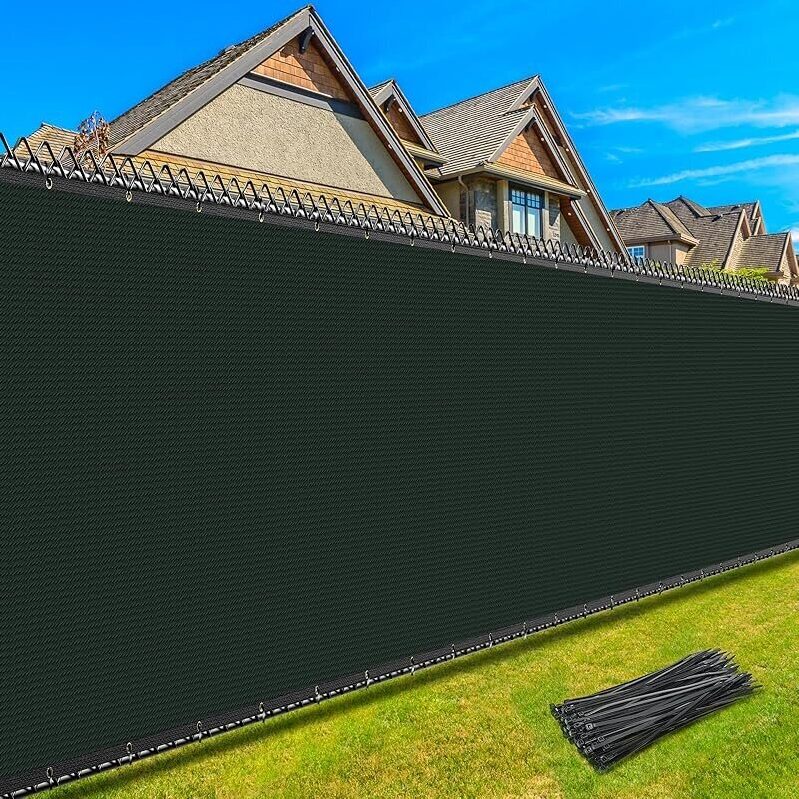 Kesfitt Chain Link Fence Privacy Screen 6x50FT: Premium Outdoor Privacy Solution