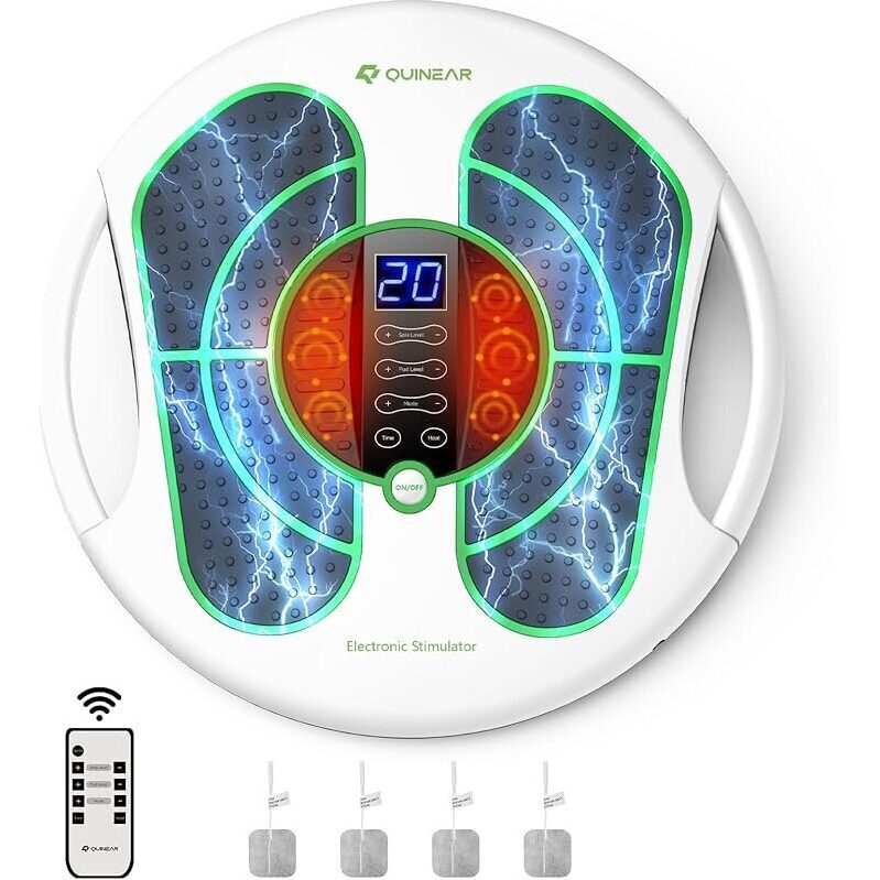 Quinear Foot Stimulator Massager with TENS & EMS for Neuropathy Relief