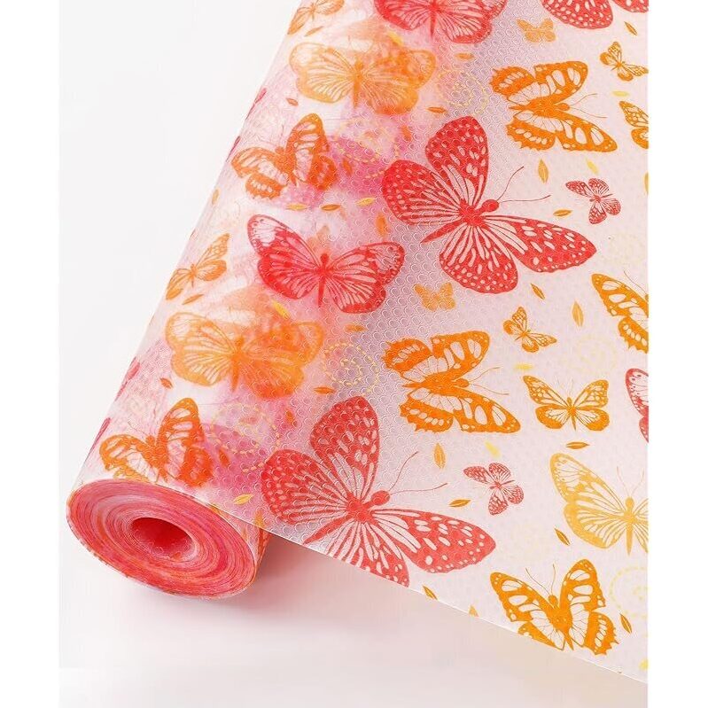 Durable Kitchen Drawer & Shelf Liner - Butterfly Design