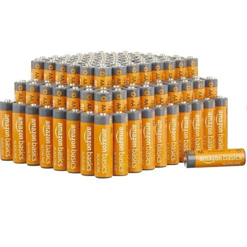 AmazonBasics AA Performance Alkaline Batteries, 100-Pack - Affordable Bulk Deal