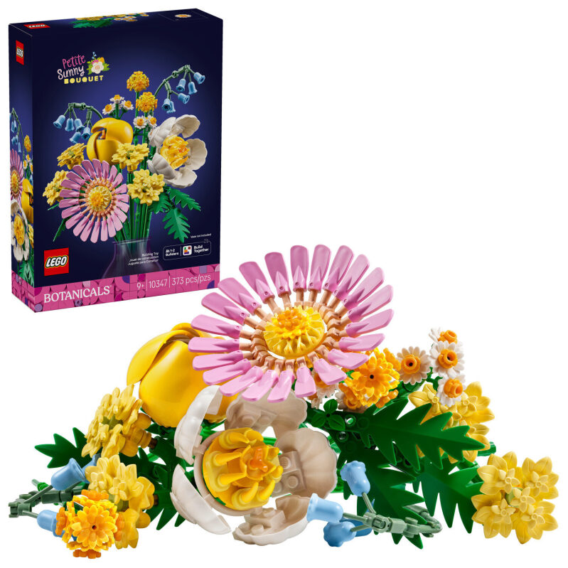 LEGO Botanicals Petite Sunny Bouquet Flower Set - 373-Pc