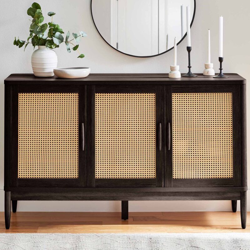 Elevate Your Dining Room with the Springwood Caning Sideboard