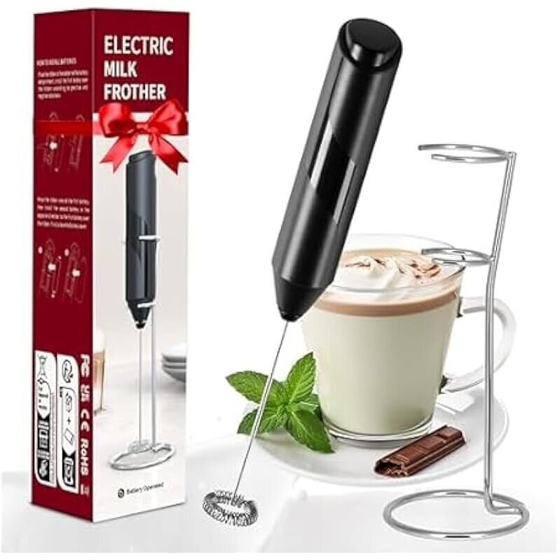 HealSmart Electric Milk Frother - Perfect Froth for Every Sip