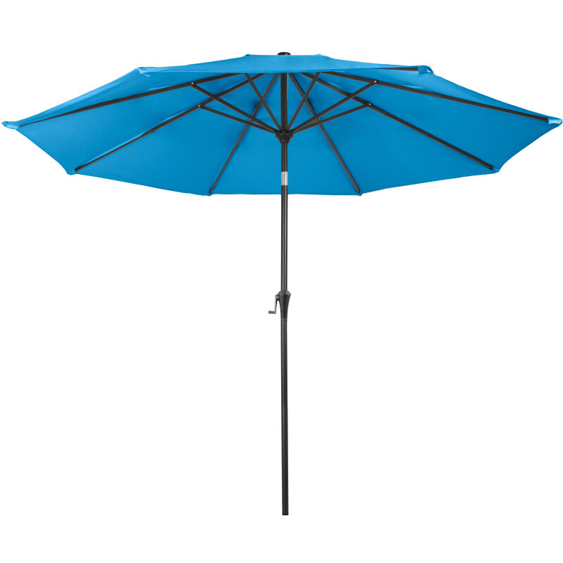 Villacera 9ft Outdoor Patio Umbrella Shade with Auto Tilt - Perfect for Patios and Gardens
