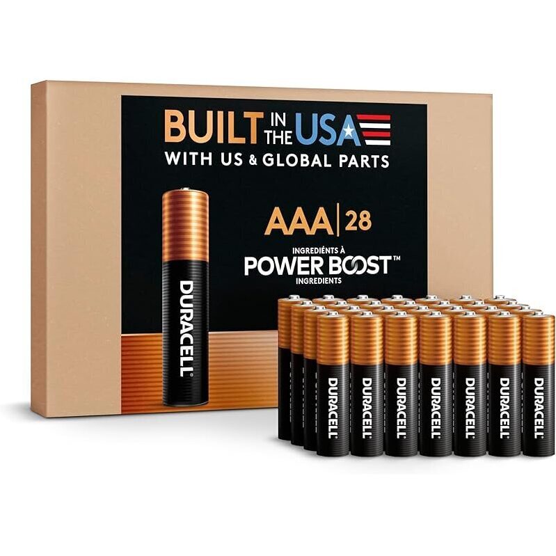 Reliable Duracell Coppertop AAA Batteries for Everyday Use